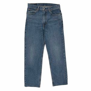 Levi’s Men’s 550 Relaxed Fit Medium Wash Jeans 34x32 ALTERED HEM TO 29” Inseam